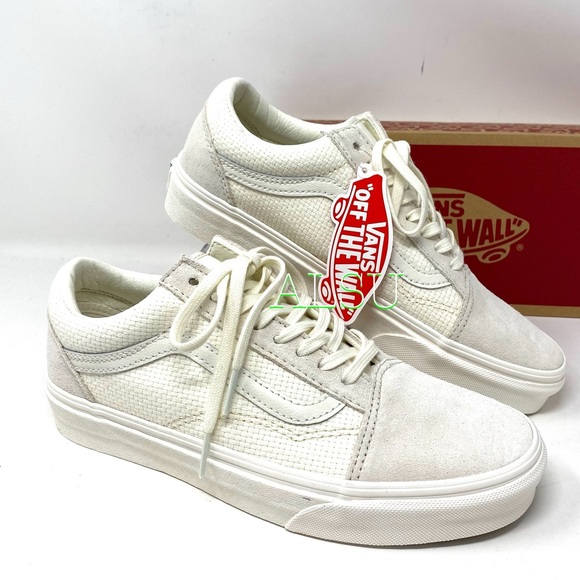 VANS Old Skool Woven Check Marshmallow Women’s - Picture 4 of 10